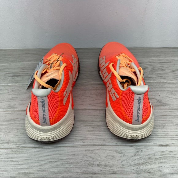 Adidas Barricade Solar Orange Tennis Shoes Wmns HP7416 Size 9 - Picture 5 of 9